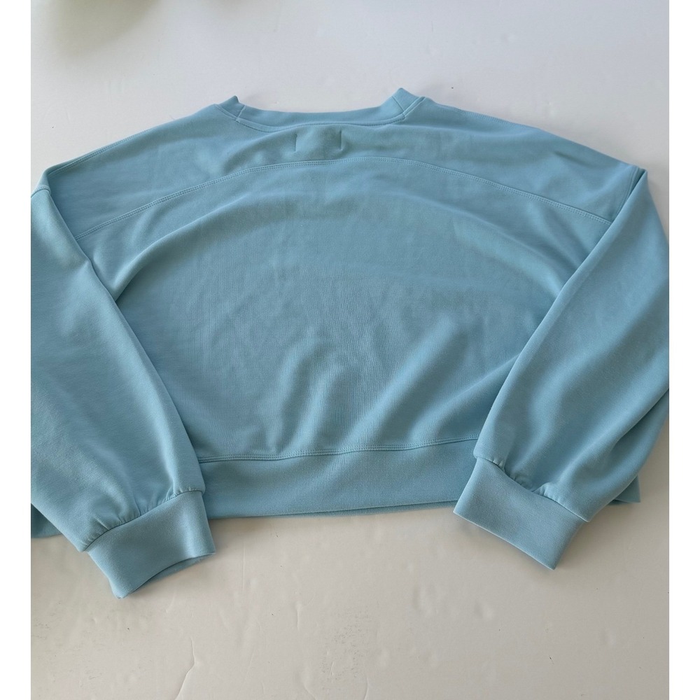 Simply Southern Womens Light Blue XL Oversized Sweatshirt S Shorts 2 Piece - Picture 4 of 8